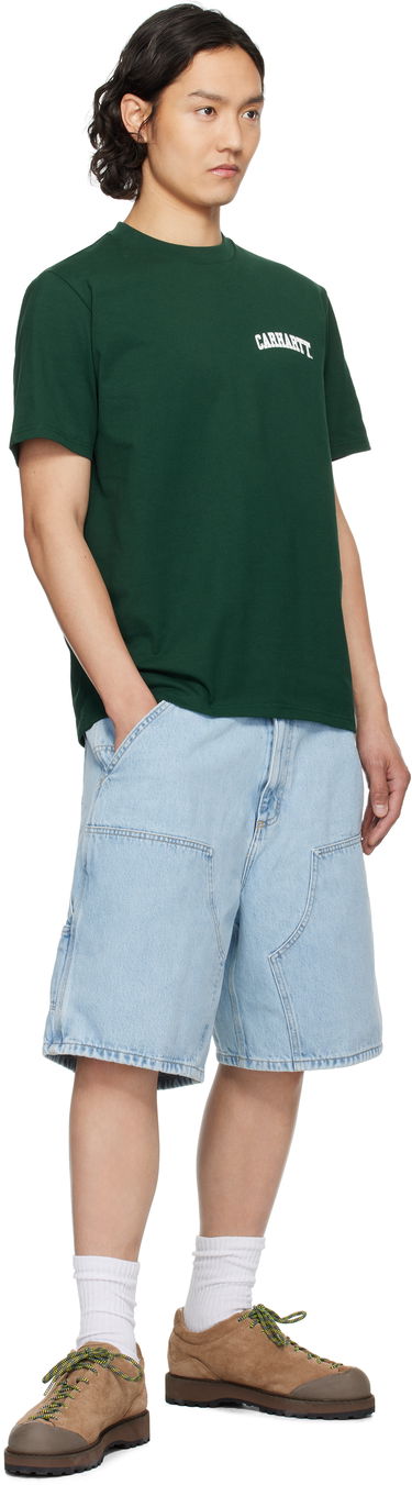 T-shirt Carhartt WIP Short Sleeve University Script T-Shirt Grøn | I034852, 3