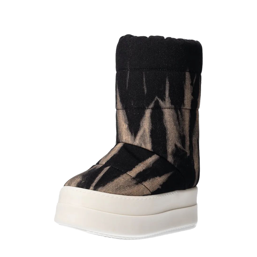 Sneakers og sko Rick Owens Mega Bumper Lunar Boots Sort | DS02D2838.DBSUPA