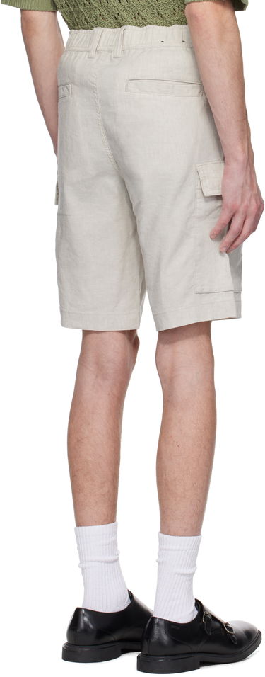 Shorts BOSS Drawstring Cargo Shorts Beige | 50536888, 2