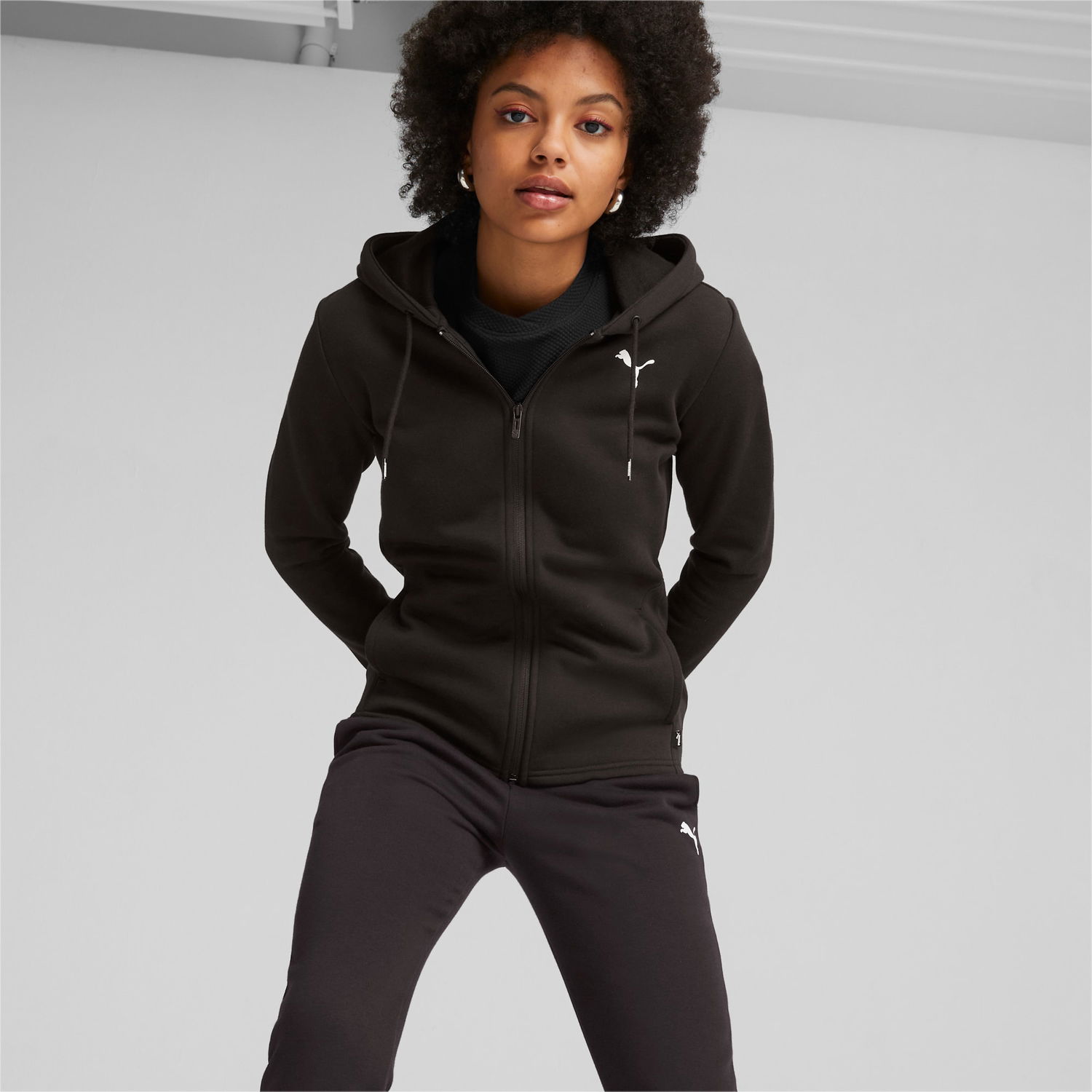 Sweatshirt Puma Classics FL Trainingsanzug Sort | 622637_01, 0
