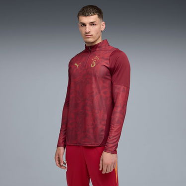Sweatshirt Puma Galatasaray SK Training Long-Sleeve 1/4 Zip Top with Star Logo Bourgogne | 949103-003, 2