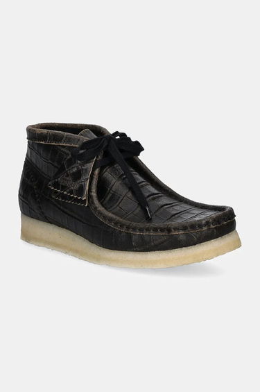Sneakers og sko Clarks Wallabee Boot Leather Sort | 26179161, 0