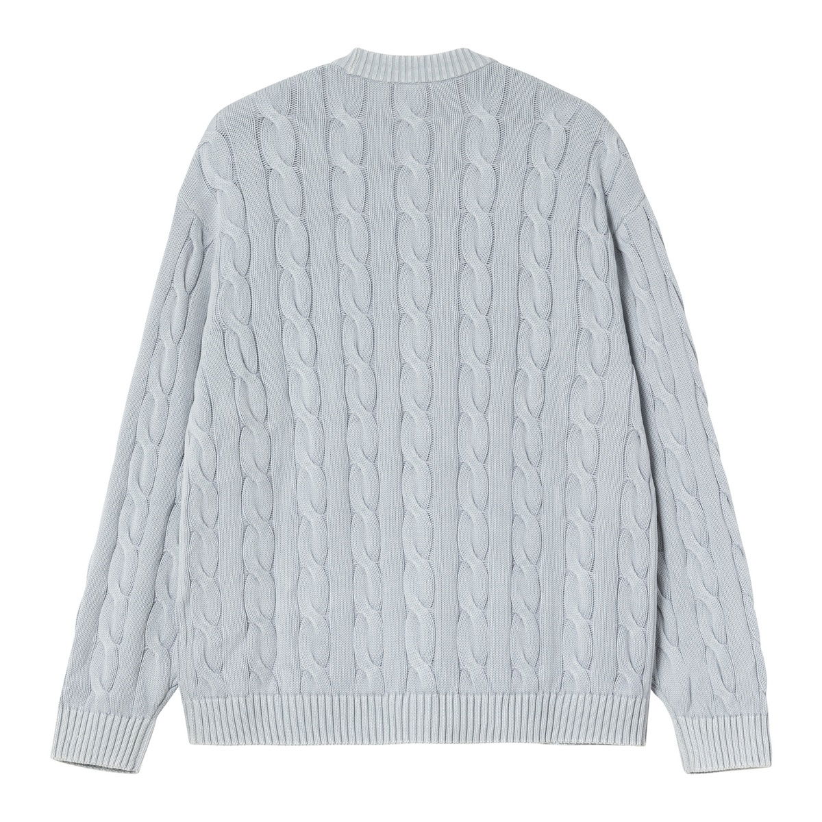 Sweater Carhartt WIP Carter Cable Knit Cardigan Blå | I035178_6, 1
