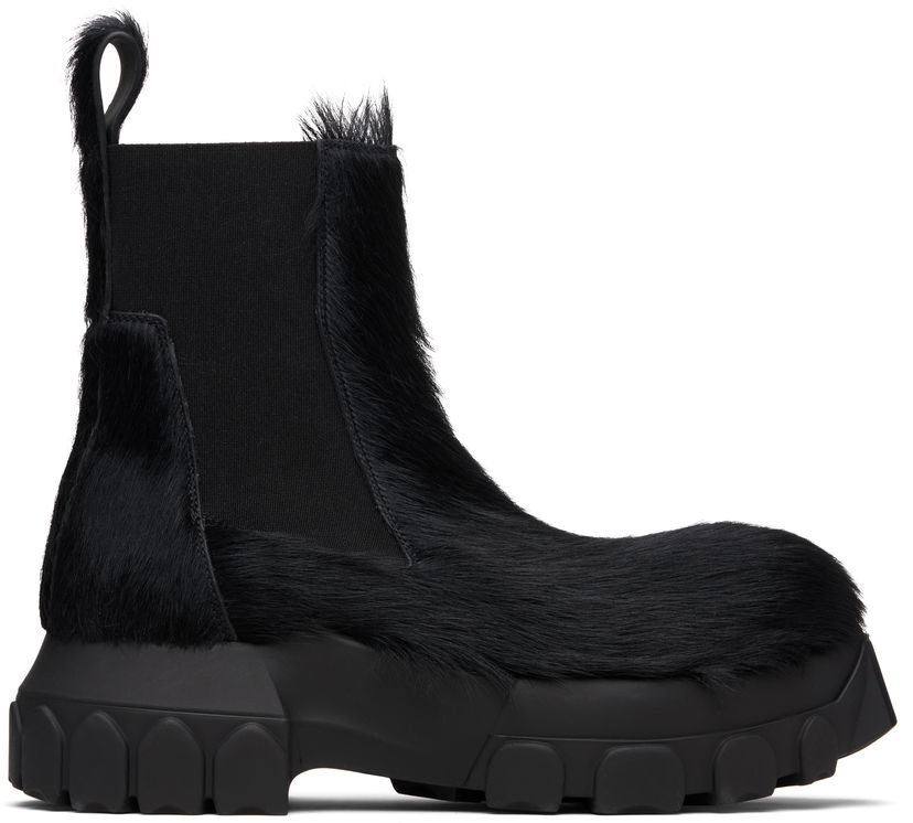 Sneakers og sko Rick Owens Rick Owens Concordians Beatle Bozo Tractors Boots Sort | RP02E4881 LHL