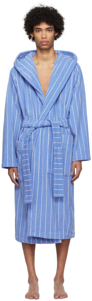 Pyjamas TEKLA Tekla Hooded Terry Bathrobe Blå | BT-MA, 0