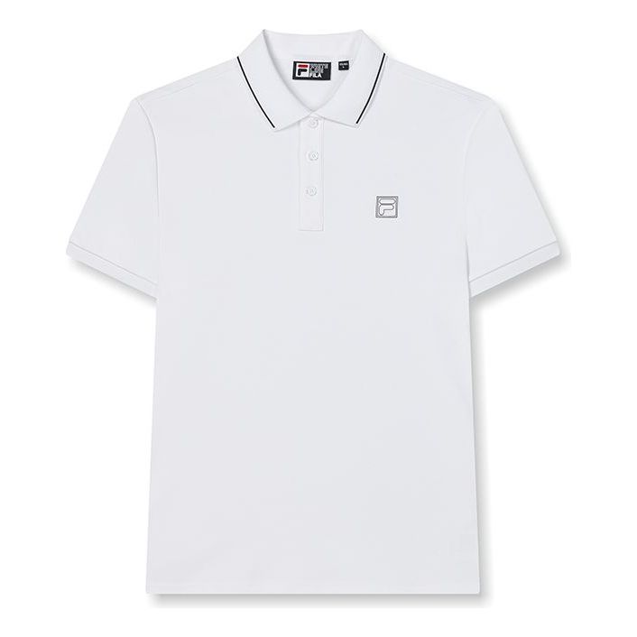 Polo skjorte FILA Heritage Collection Polo Shirt Hvid | F11M428119FWT