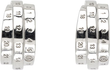 Øreringe Maison Margiela MM6 Maison Margiela Numeric Cuff Earrings Metalisk | SM6VG0097 P6627, 0