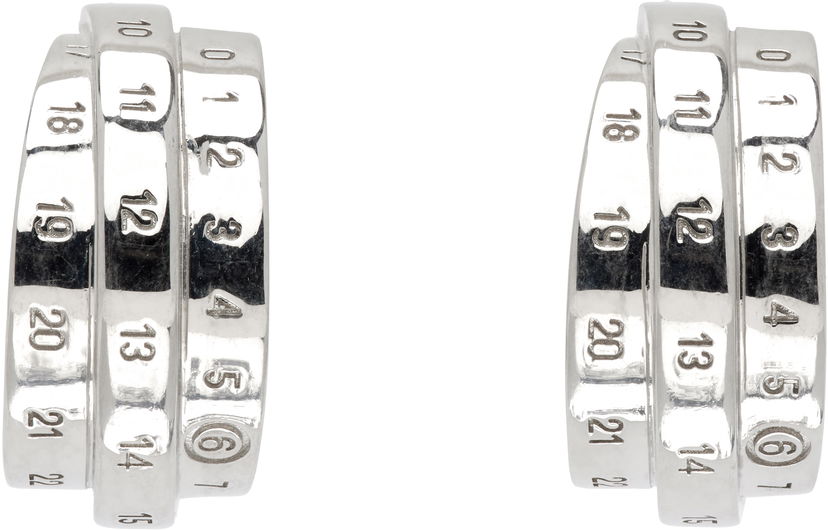 Øreringe Maison Margiela MM6 Maison Margiela Numeric Cuff Earrings Metalisk | SM6VG0097 P6627