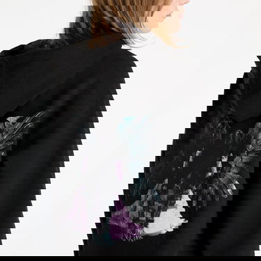 Sweatshirt Pleasures FTSHP x Angel Black Hoodie Sort | P24W076 BLACK, 9