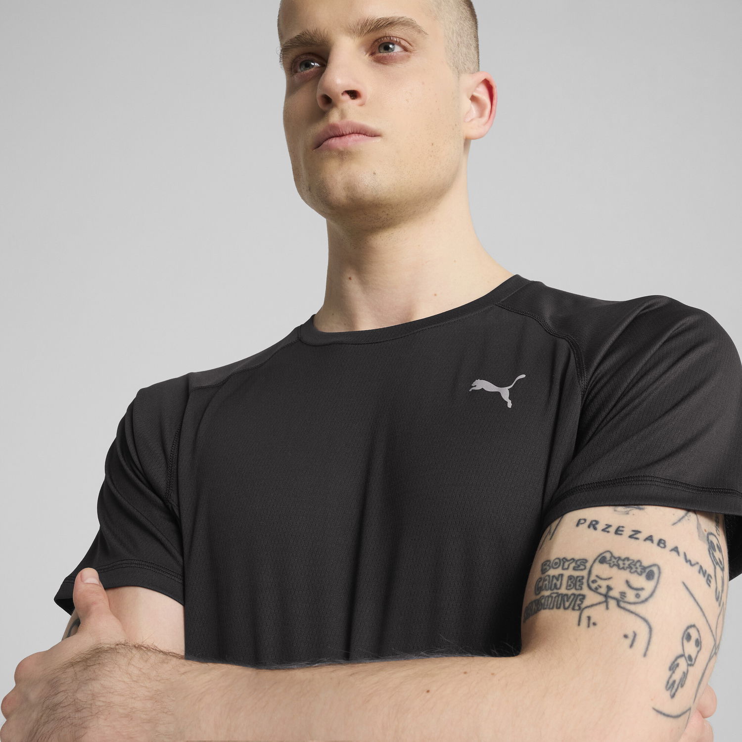 T-shirt Puma Velocity Running T-Shirt Sort | 526600_01, 1