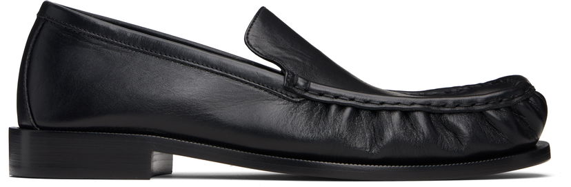 Sneakers og sko Dries Van Noten Dries Van Noten Leather Loafers Sort | 252-021723-195