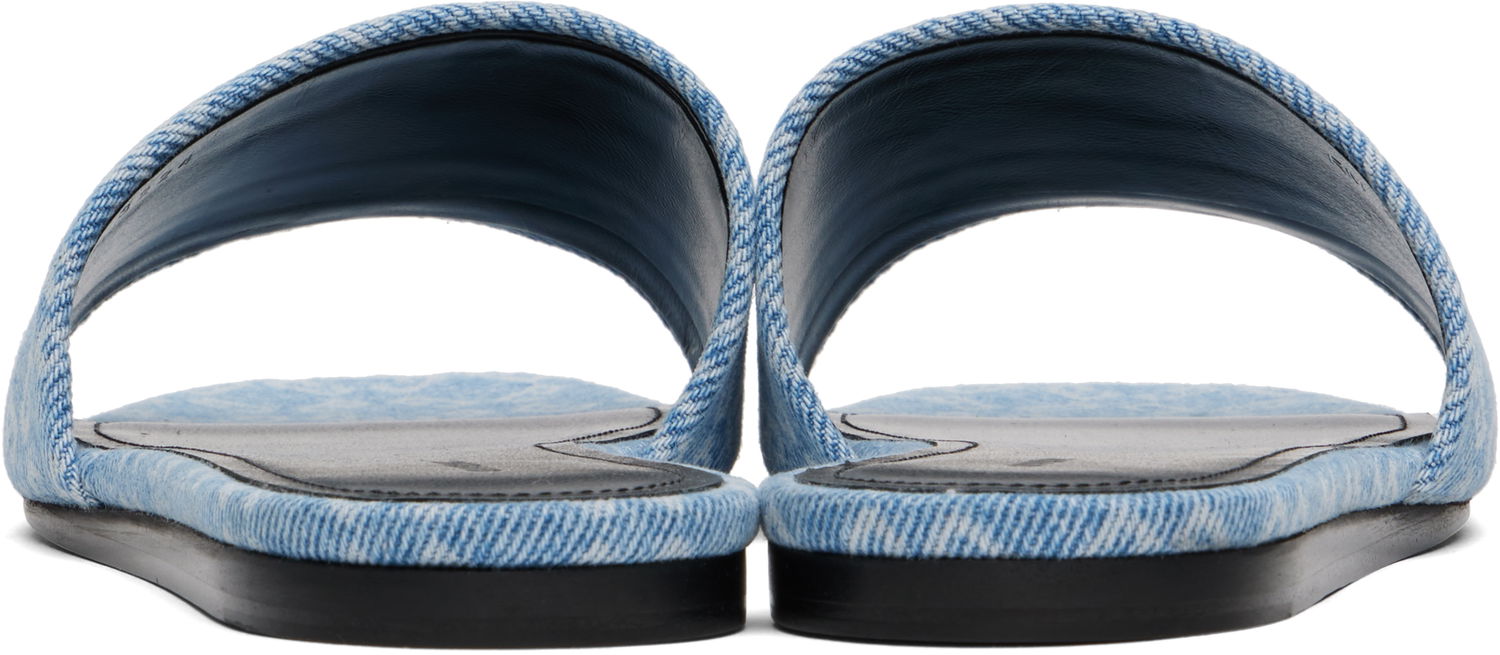 Tilbehør Givenchy Givenchy 4G Denim Slides Blå | BE306FE2BN420, 1