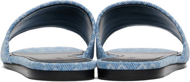 Tilbehør Givenchy Givenchy 4G Denim Slides Blå | BE306FE2BN420, 1