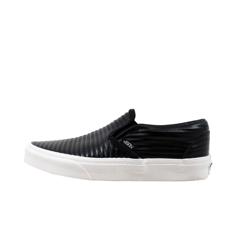 Sneakers og sko Vans Classic Slip-On Moto Leather Sort | VN0A38F7OGG