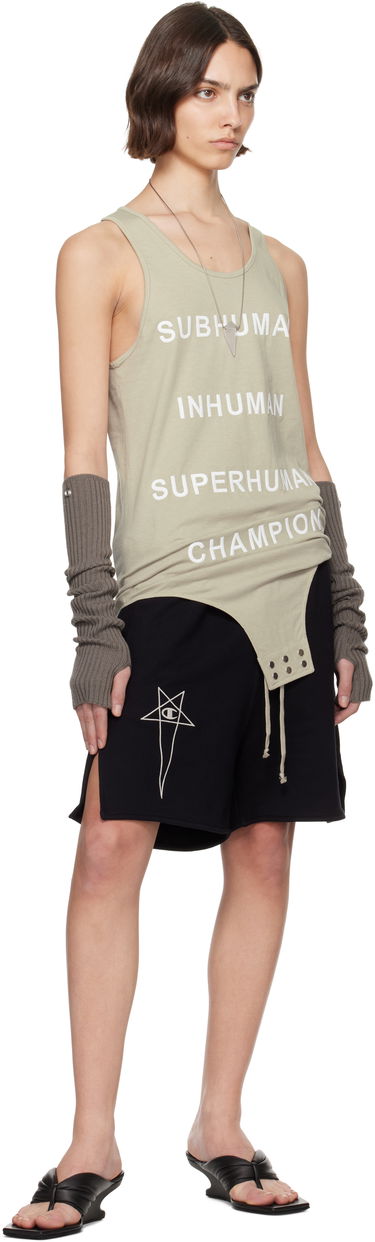 Tanktop Rick Owens Rick Owens Champion Edition Basketball Tank Top Grøn | CW01E1678 CHJG, 3