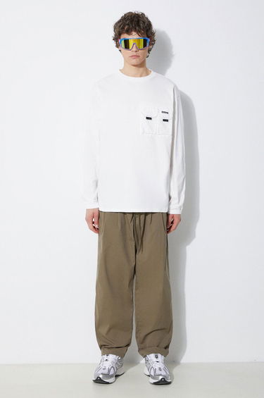 T-shirt Manastash Manastash Armor Long Sleeve T-Shirt Hvid | 7924130002, 1