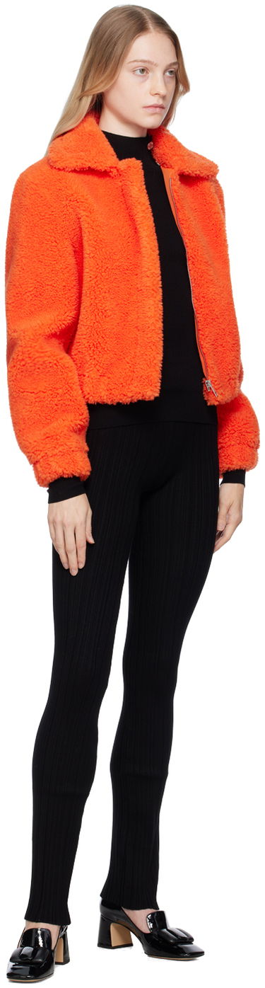 Jakke Moschino Jeans Zip Jacket Orange | 605 8717, 3