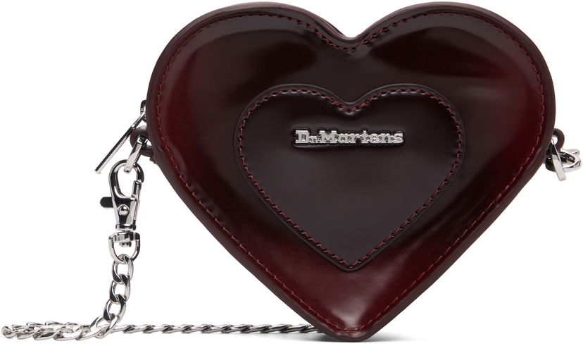 Skuldertaske Dr. Martens Dr. Martens Mini Heart Crossbody Bag Bourgogne | AD092601