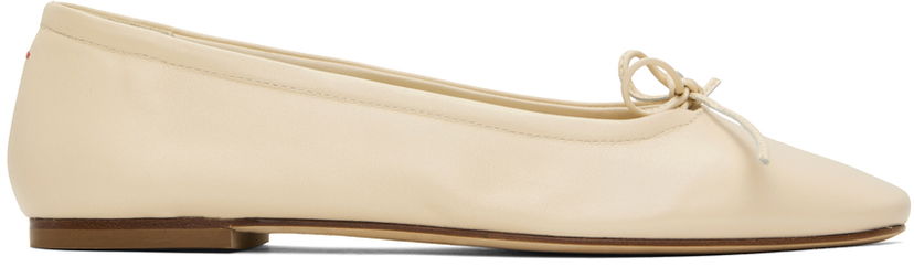 Kjole Aeyde Aeyde Delfina Ballerina Flats Beige | A11-FL-MNLR08FL17-SS24-100-007