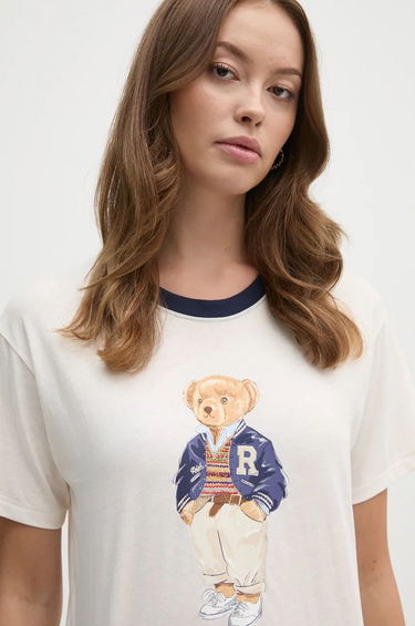 T-shirt Polo by Ralph Lauren T-Shirt With Print Hvid | 211941205, 0