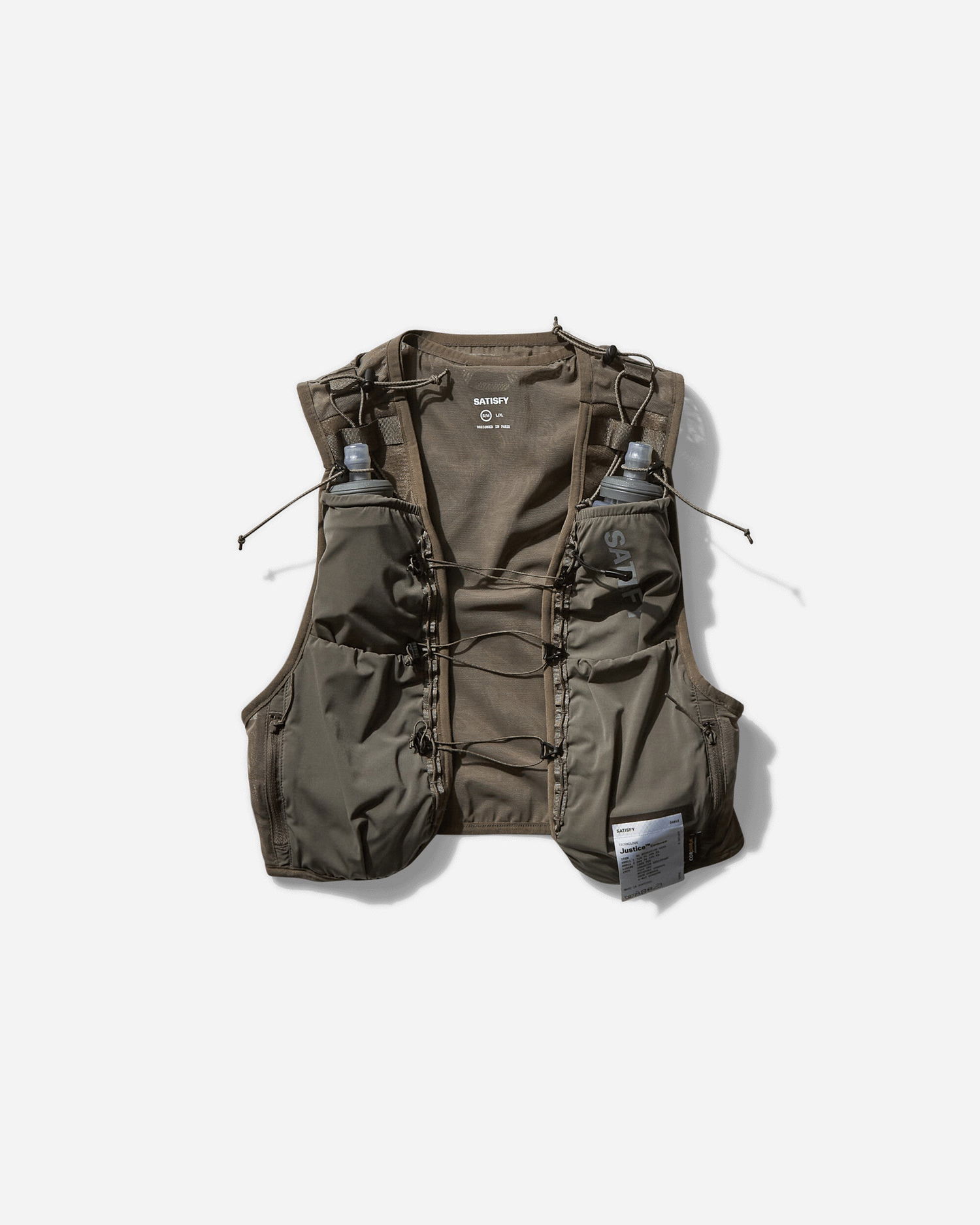 Vest Satisfy Justice Cordura 5L Hydration Vest Grøn | 34018 FA-SA, 0