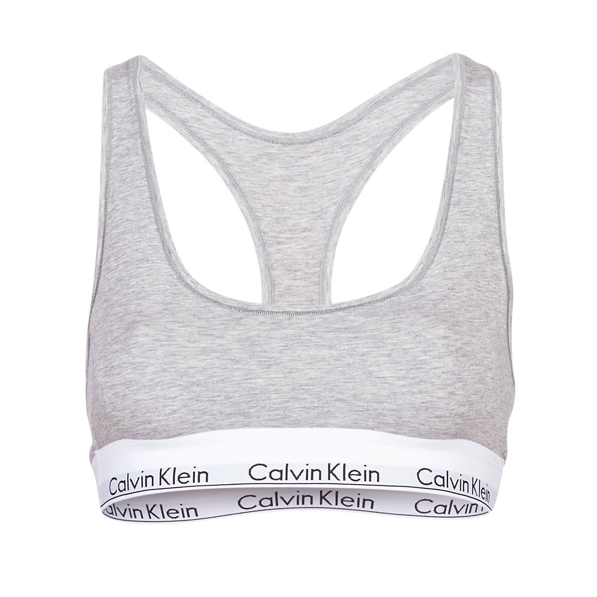 Bh CALVIN KLEIN MODERN COTTON UNLINED BRALETTE Grå | 0000F3785E-020-NOOS, 0