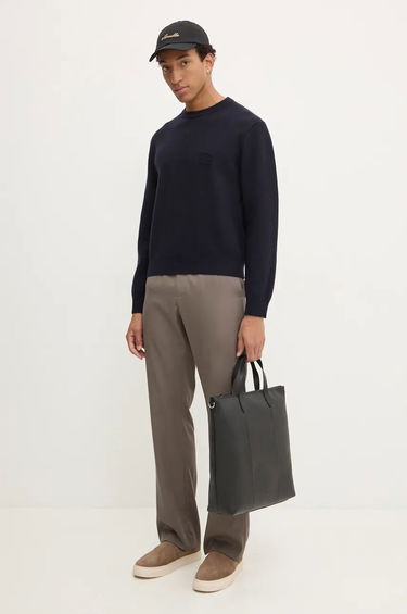 Sweater Nanushka Navy Blue Wool Sweater Mørkeblå | NM24PFSW00357, 1