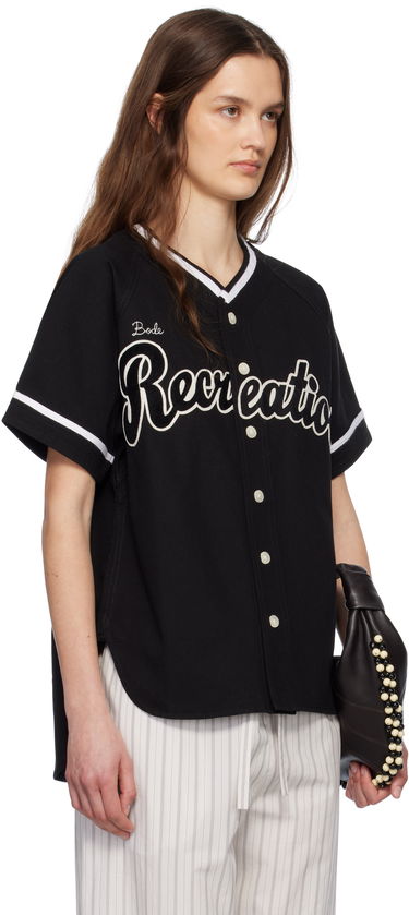Jersey Bode Bode Recreation Baseball Jersey Shirt Sort | MRS25SH040, 1