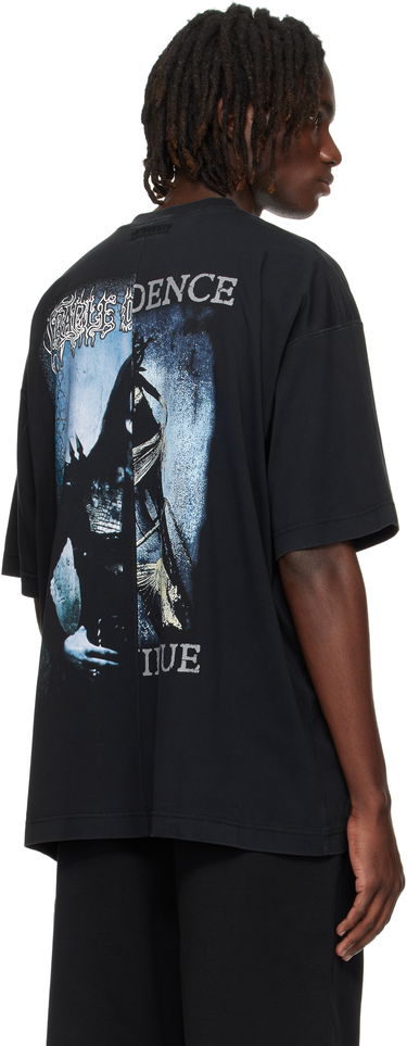 T-shirt VETEMENTS VETEMENTS Cradle of Filth Cut-Up Oversized T-Shirt Sort | UCF76TR950BB, 2