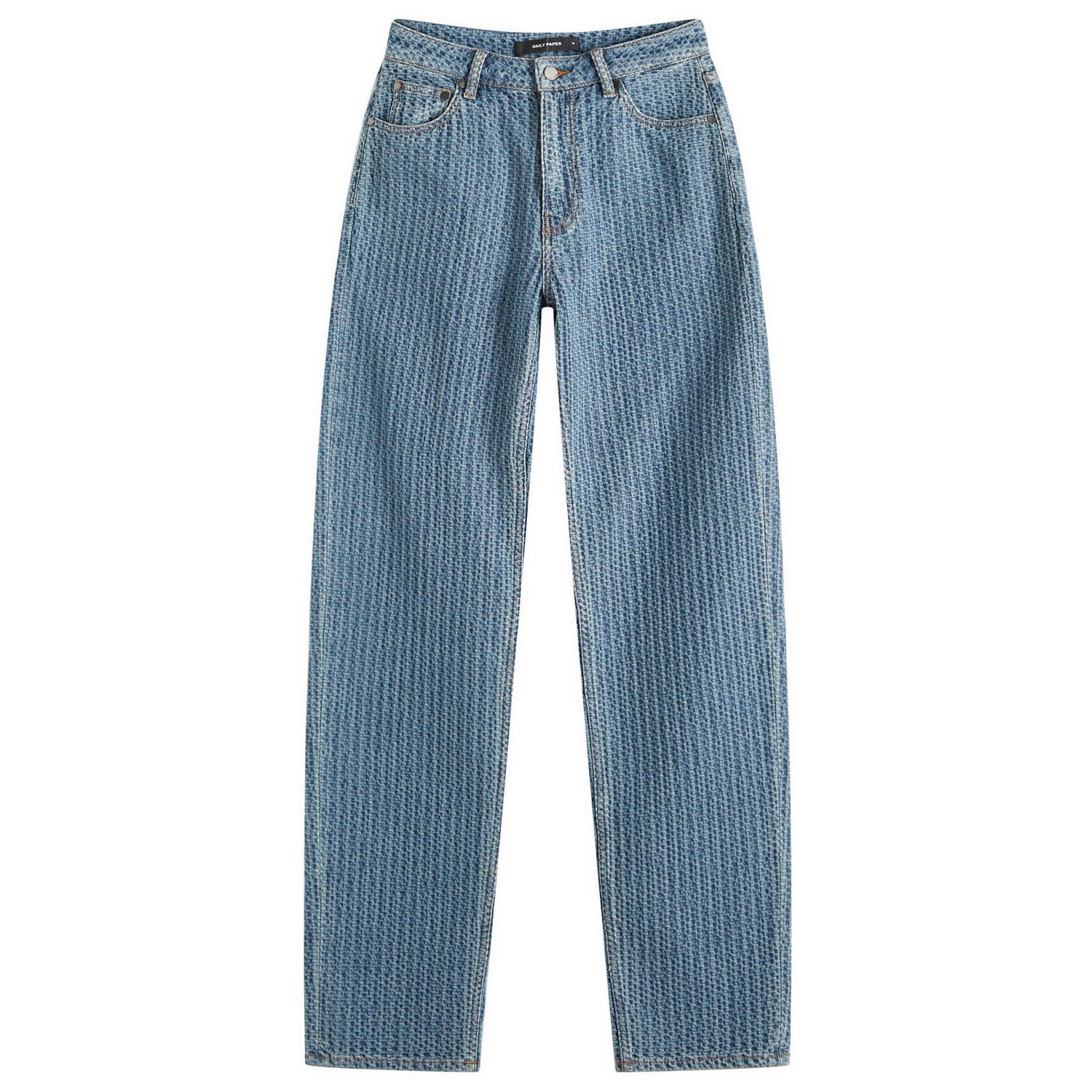 Jeans DAILY PAPER Daily Paper Women's Tapered Relaxed Jeans Blå | 2511100, 1