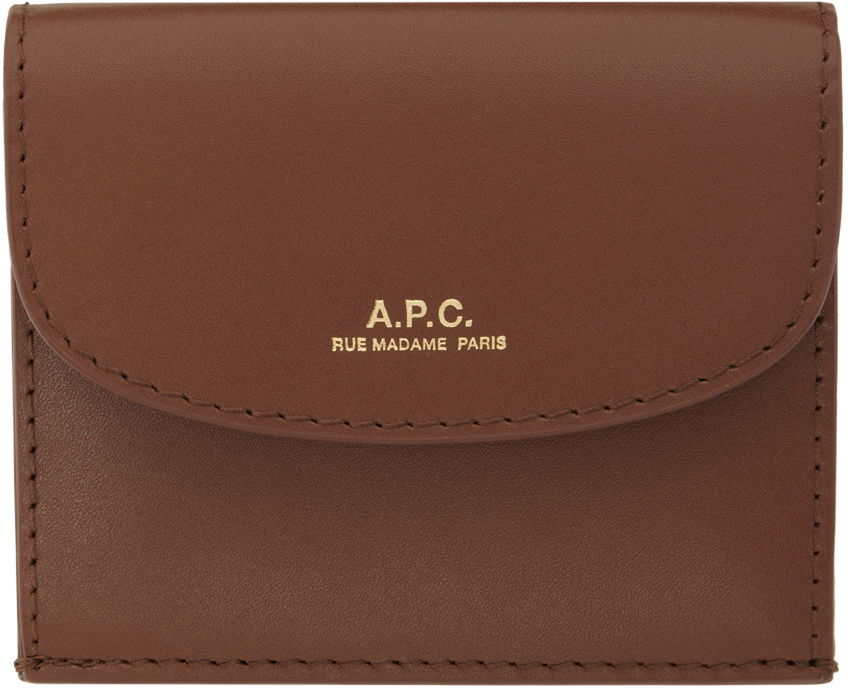 Tegnebog A.P.C. Genève Wallet Brun | PXBMW-F63483, 0
