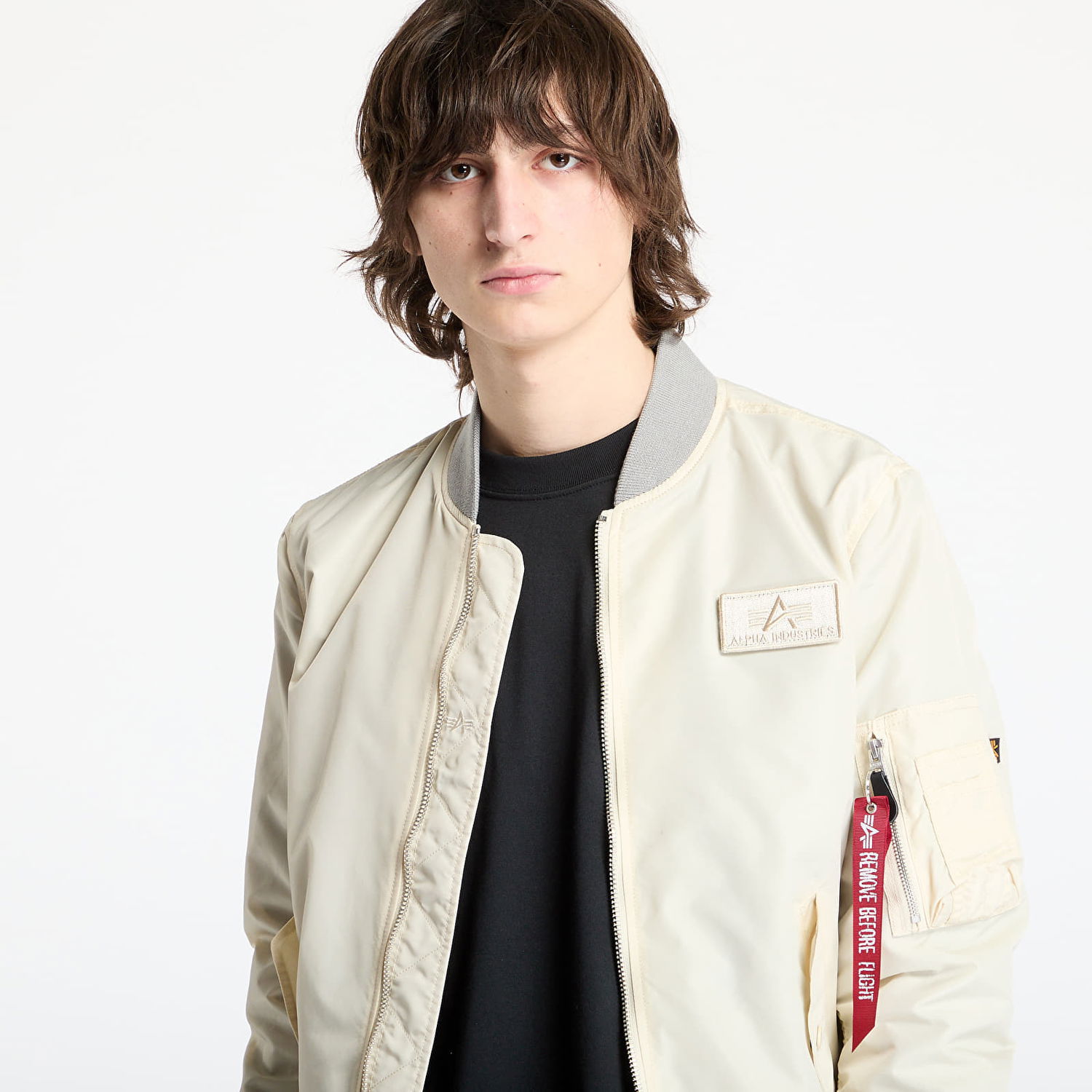 Bomberjakke Alpha Industries Alpha Industries MA-1 TTC Two Tone Contrast Bomber Jacket Beige | 126101-300, 1