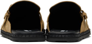 Tøj Moschino Moschino Suede Mule Loafers Beige | 251 MB10152G0M GF0 10B, 1