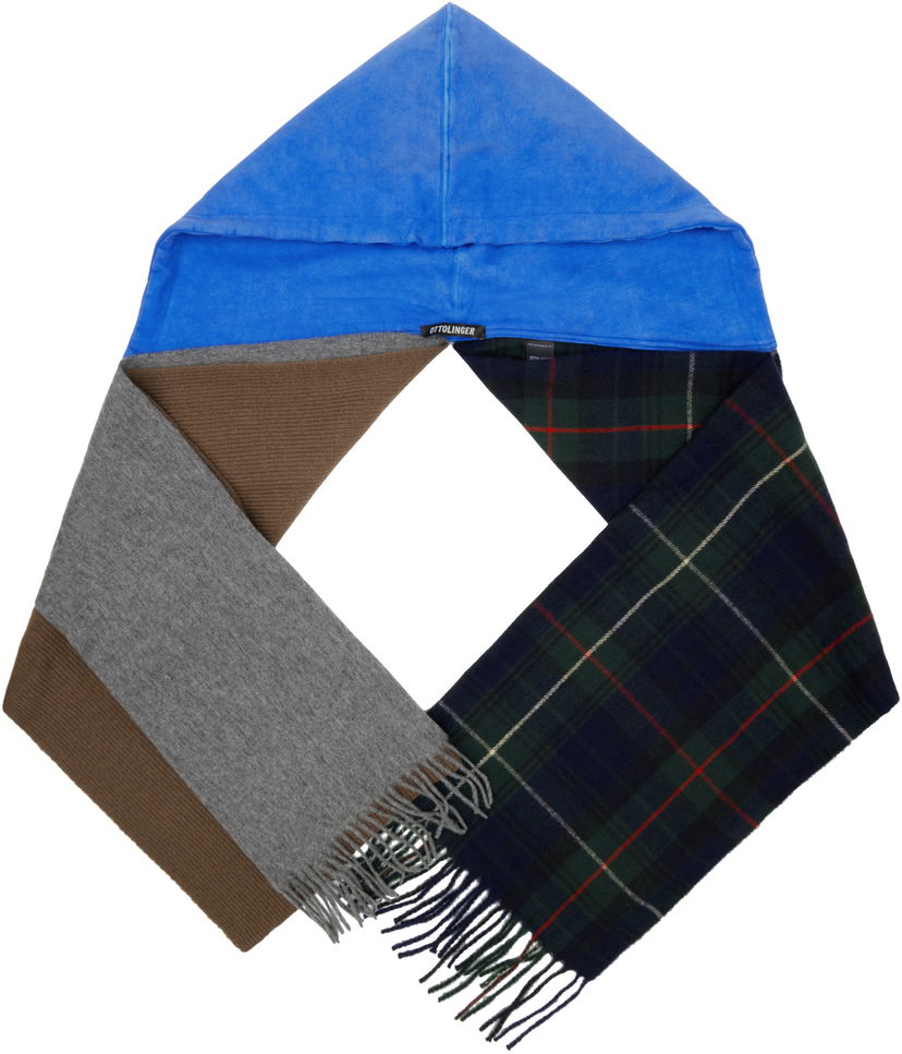 Tørklæde Ottolinger Ottolinger Deconstructed Hoodie Scarf Blå | 129-902828-02