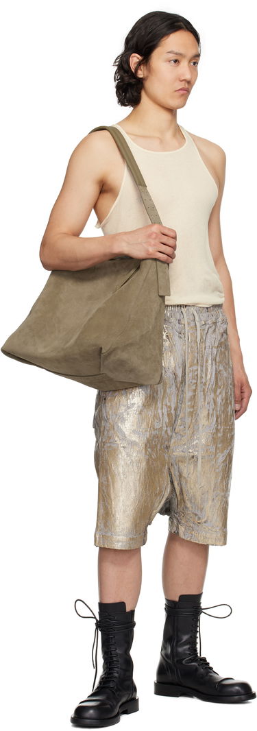 Shorts Rick Owens Rick Owens DRKSHDW Hollywood Drawstring Pods Shorts Metalisk | DU01E3380 SGMC, 3