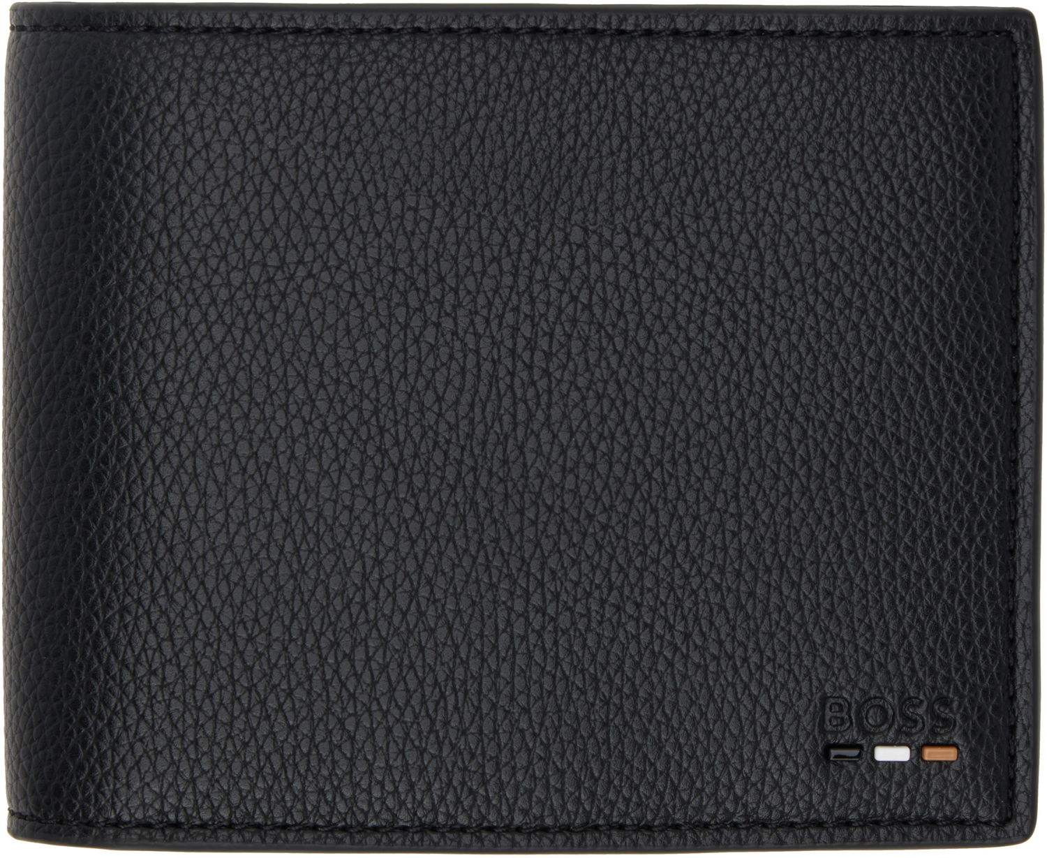 Tegnebog BOSS Men's Leather Trifold Wallet Sort | 50536503, 0