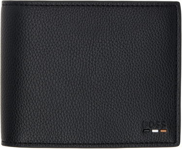Tegnebog BOSS Men's Leather Trifold Wallet Sort | 50536503, 0