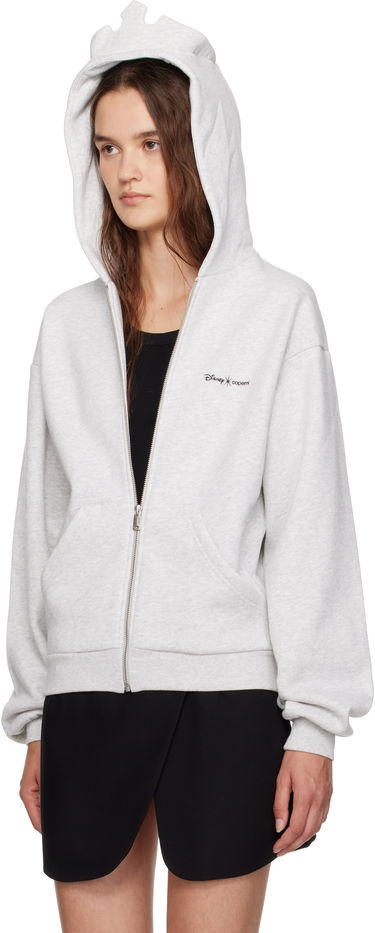 Sweatshirt Coperni Disney Crown Zip Up Hoodie Grå | DJS163F5035, 3