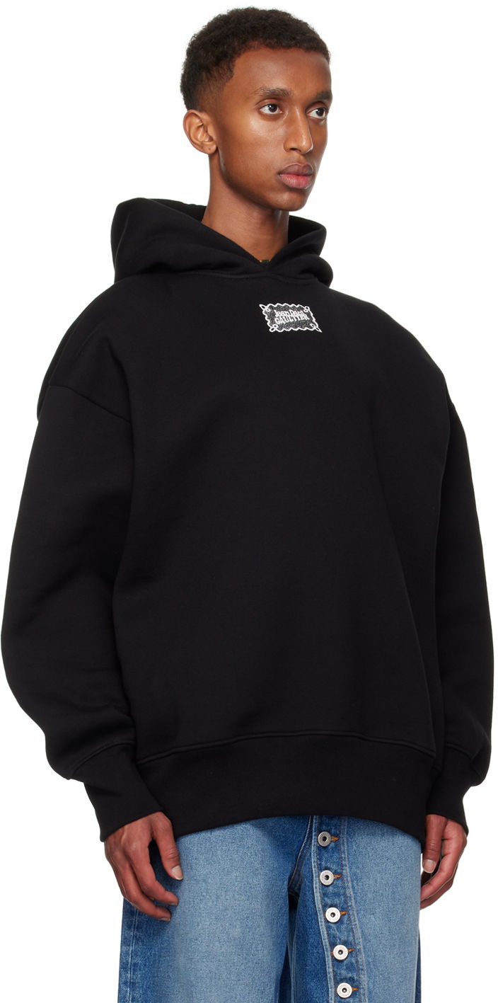 Sweatshirt Jean Paul Gaultier Jean Paul Gaultier Lace Label Hoodie Sort | 24/31-F-SW044I-J057-0001, 1