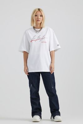 T-shirt Lee x ROARINGWILD Oversized Logo Graphic Tee Hvid | 112353203:XS, 1