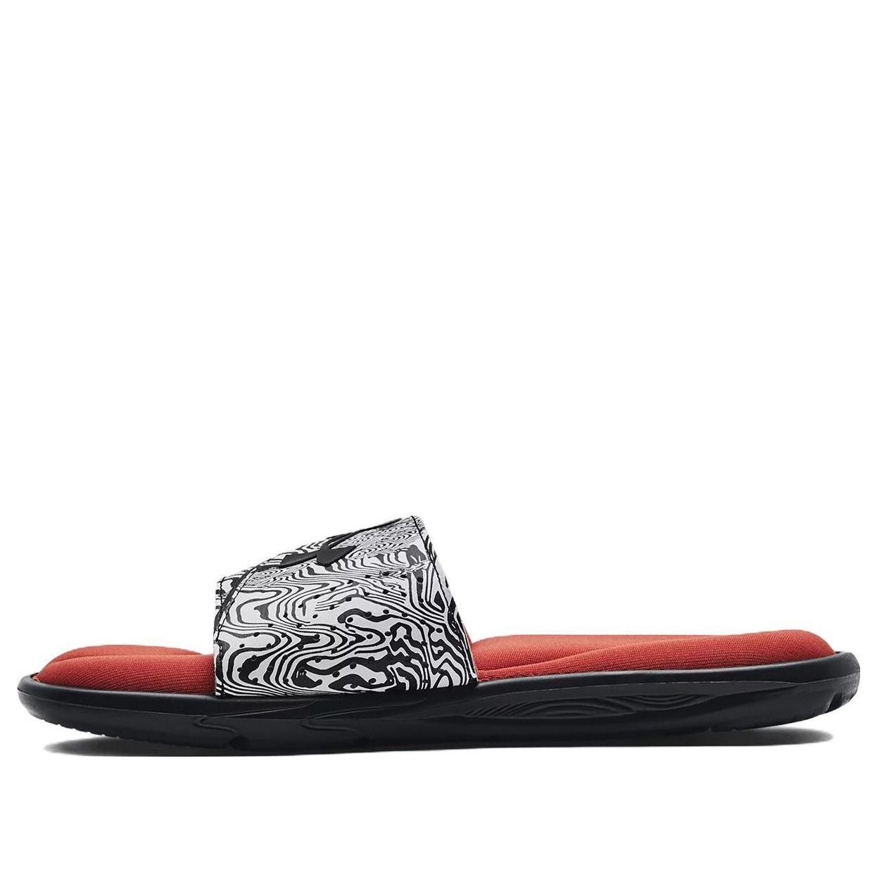 Sneakers og sko Under Armour Ignite 6 Graphic Strap Slides Sort | 3024450-006, 0