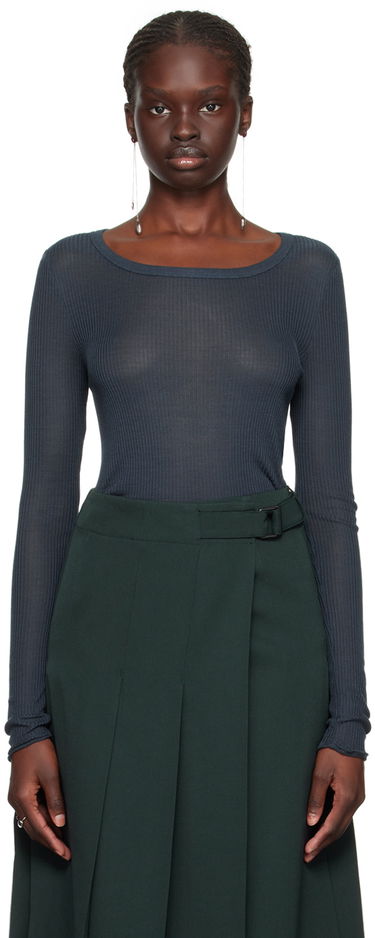 Nederdel LEMAIRE LEMAIRE Seamless Long Sleeve T-Shirt Grøn | TO1122 LJ1007, 0