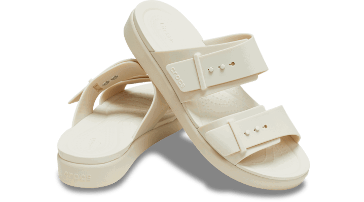 Sneakers og sko Crocs Brooklyn Buckle Low Sandals Beige | 211215-0LH, 1