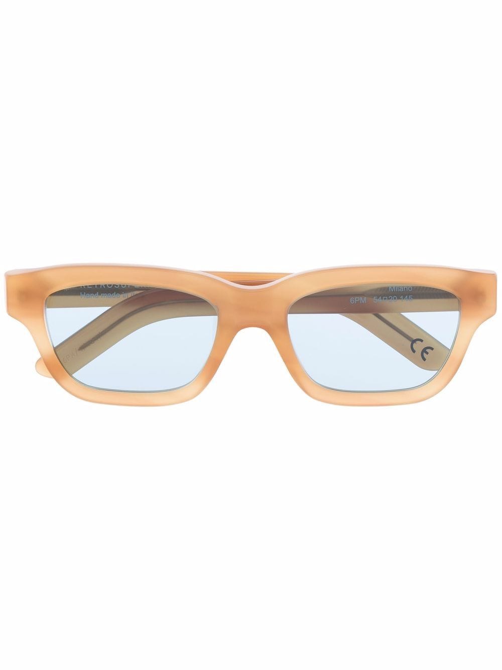 Solbriller RETROSUPERFUTURE Milano rectangle-frame sunglasses Brun | 6PM17283146, 0