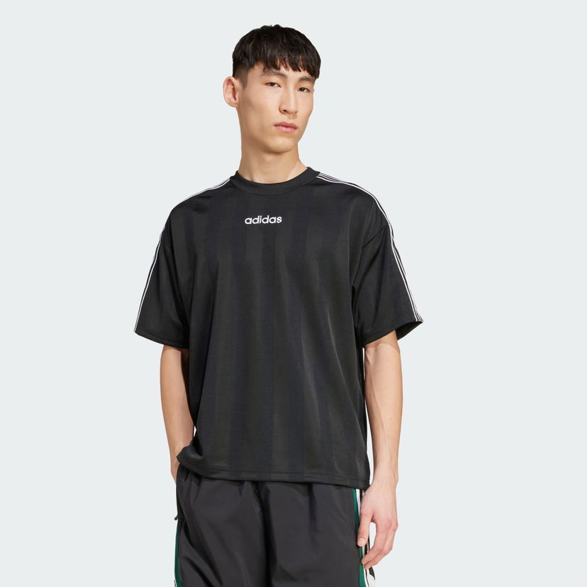T-shirt adidas Performance 90's Striped T-Shirt Sort | JX3068