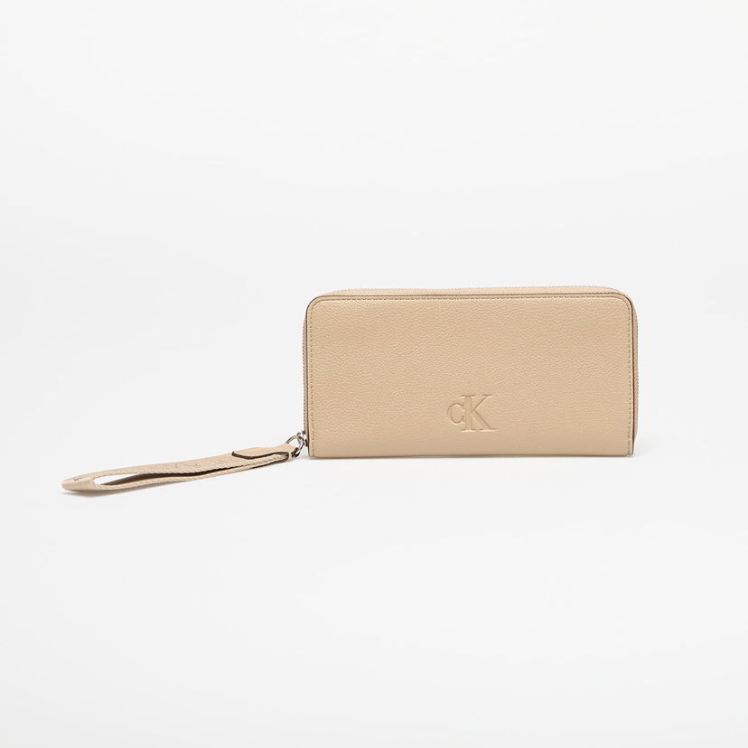 Tegnebog CALVIN KLEIN Calvin Klein Jeans Ultralight Zip Around Wallet with Wristlet Beige | LV04K1000G PBF
