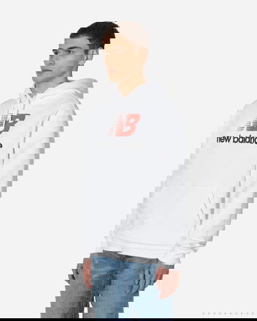 Sweatshirt New Balance Made in USA Heritage Hoody Hvid | MT23547-WT, 1