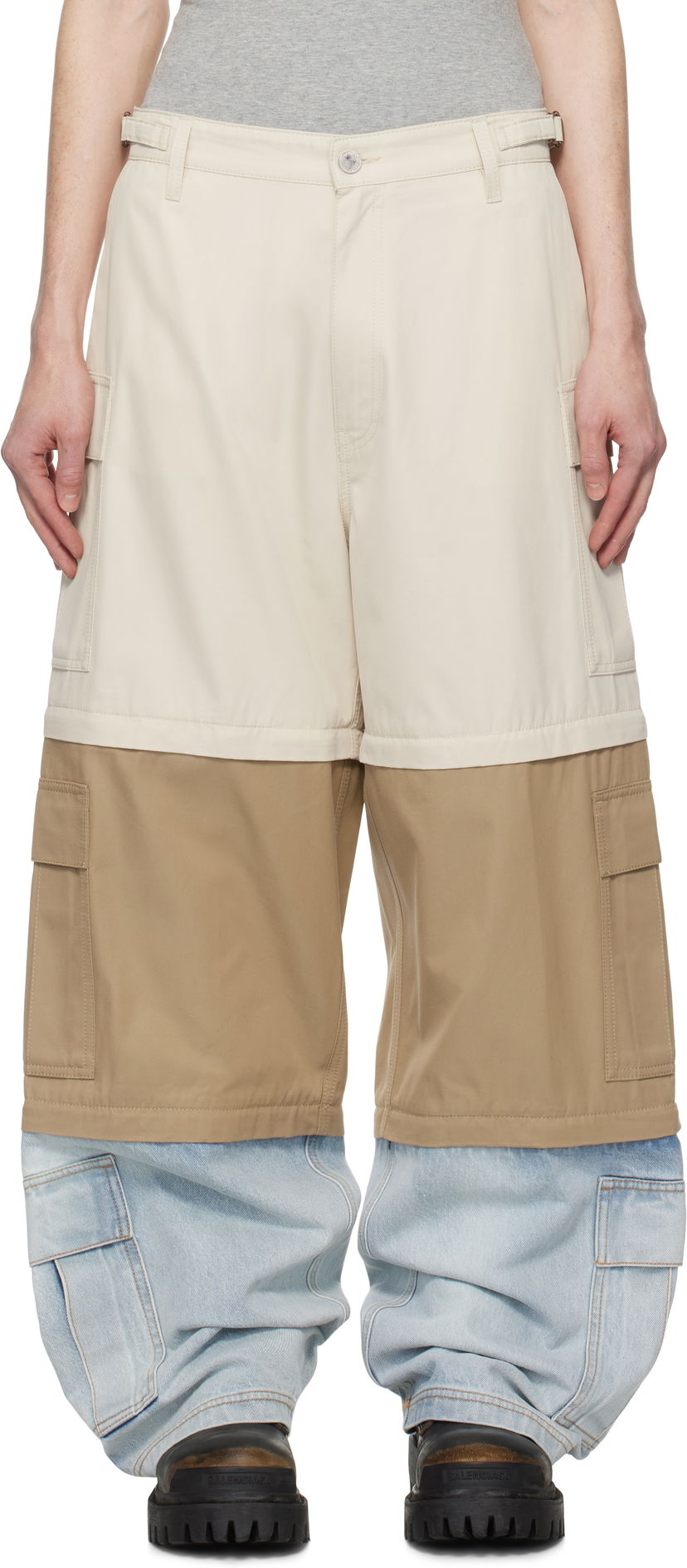 Cargo bukser VETEMENTS Vetements Deconstructed Triple Cargo Pants Flerfarvet | UA66PA510S