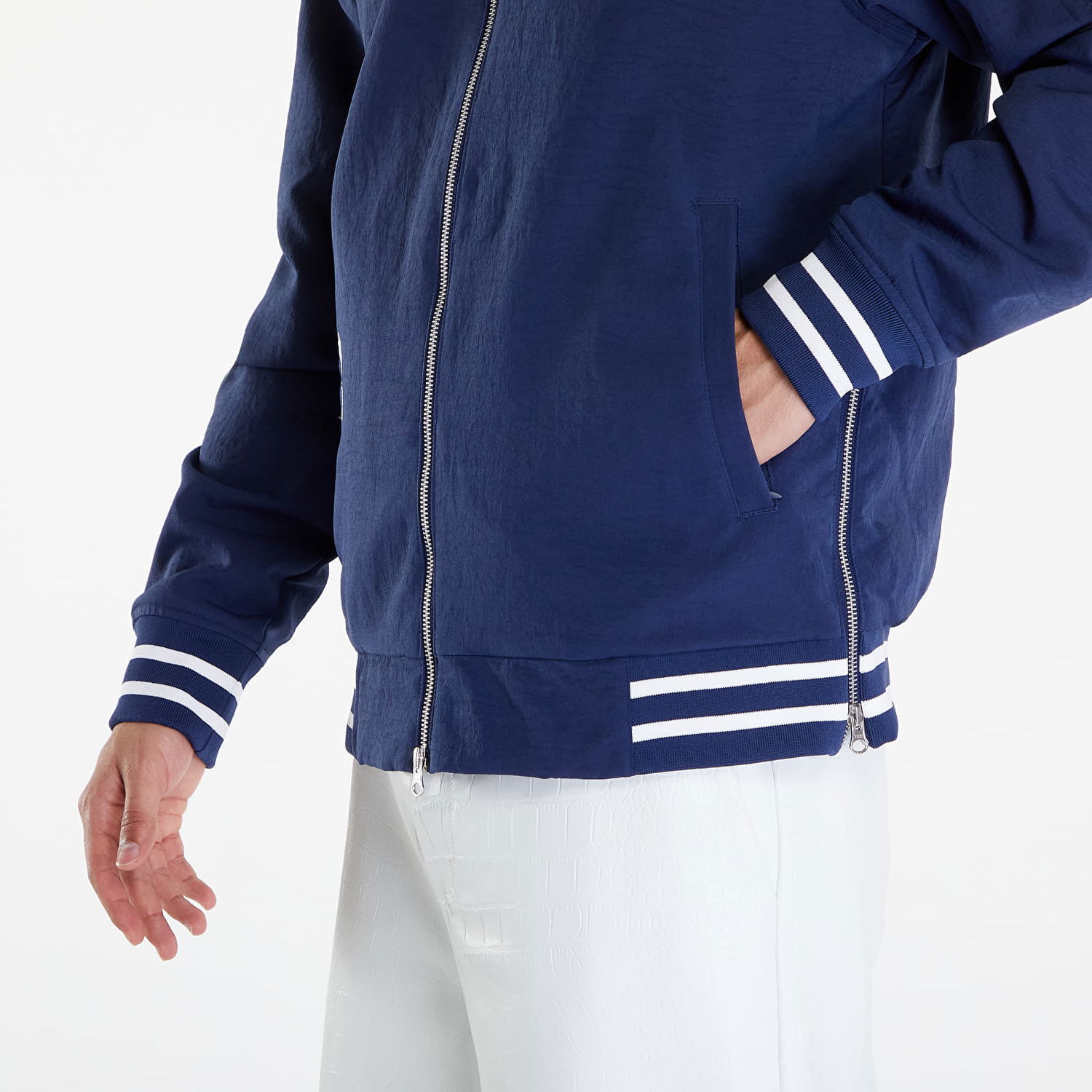 Bomberjakke Nike AC Bomber Jacket Boston Red Sox Midnight Navy/ Midnight Navy/ White Mørkeblå | 015D-11AB-BQ-132, 1