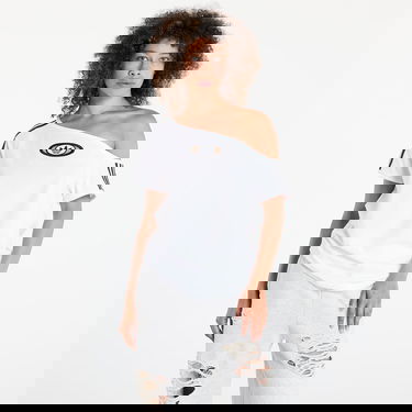 T-shirt adidas Originals adidas Originals Campus 2000 Off Shoulder T-Shirt Hvid | KC8795, 0